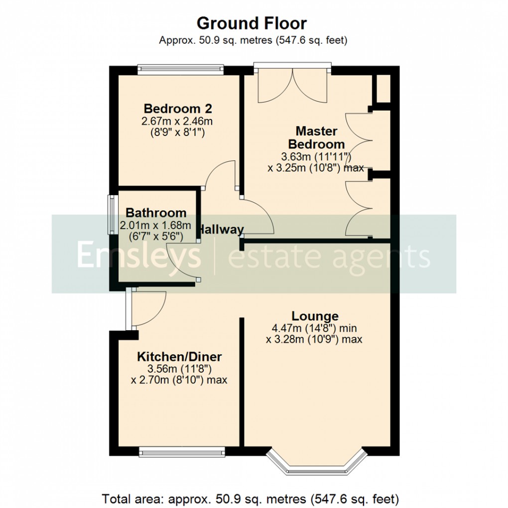 Floorplan for Knightsway, Garforth, Leeds