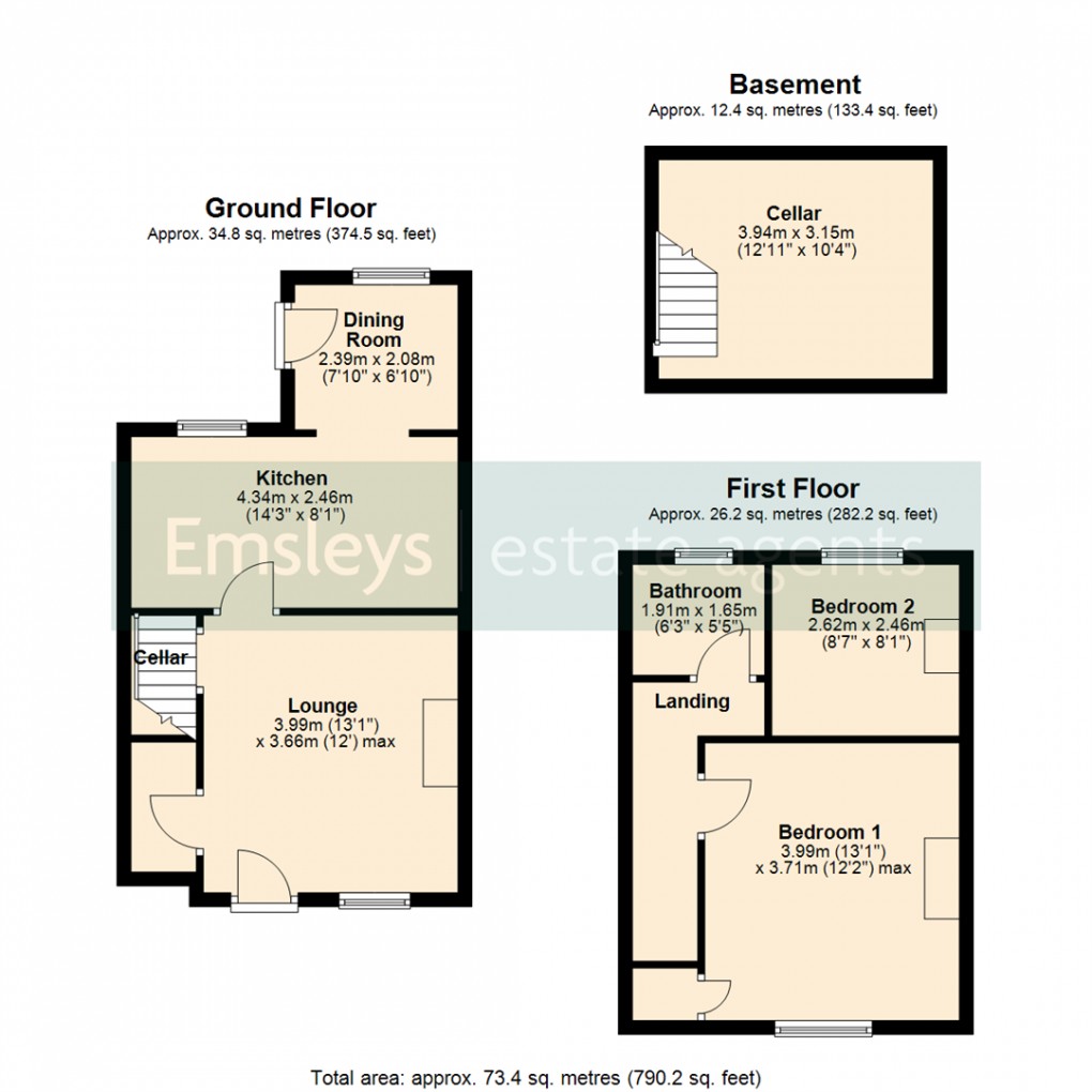 Floorplan for Northern Cottages, Aberford, Leeds