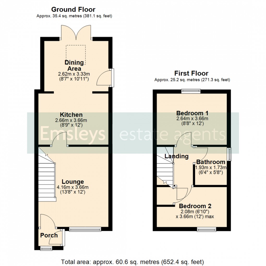Floorplan for Raylands Fold, Leeds