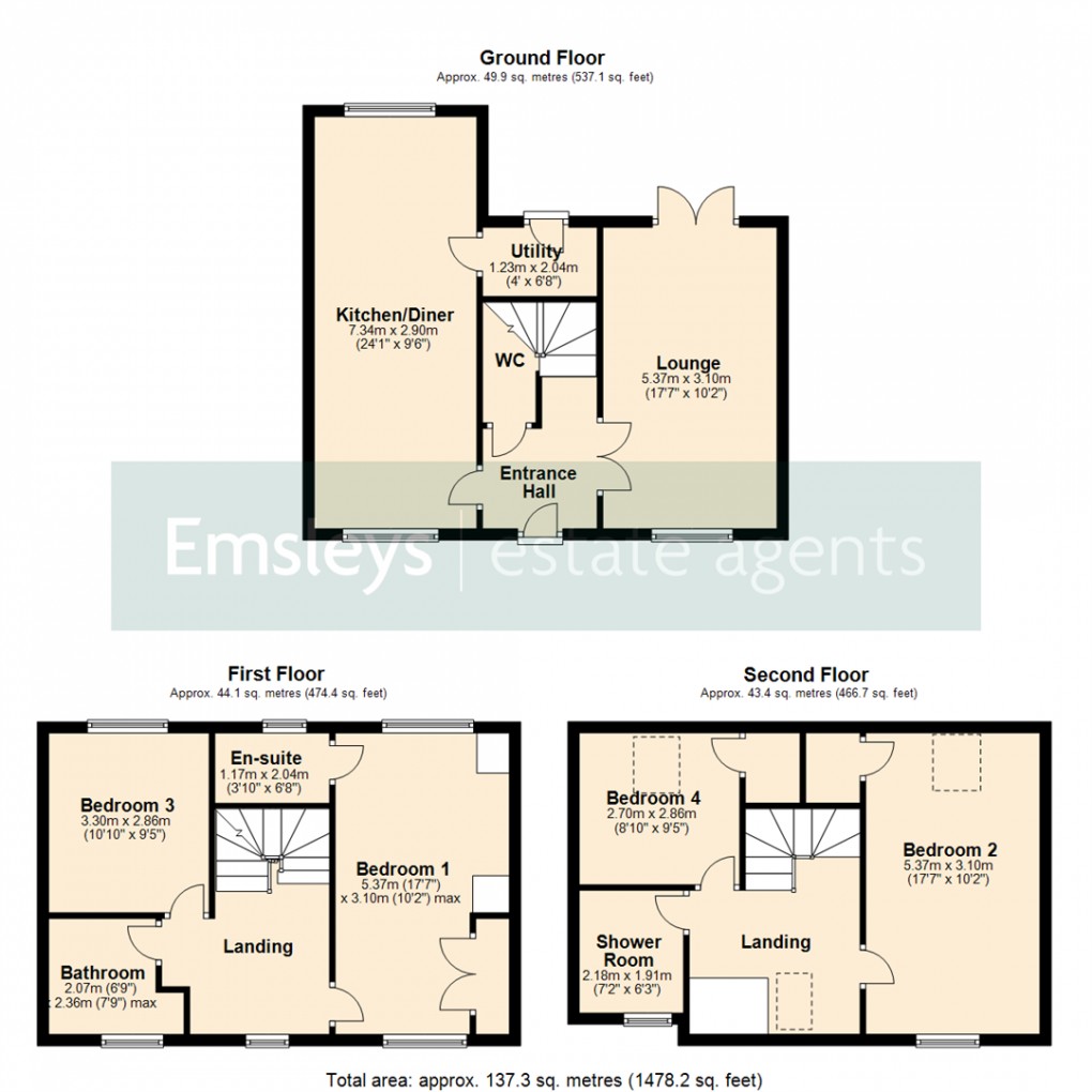 Floorplan for Waggon Road, Leeds