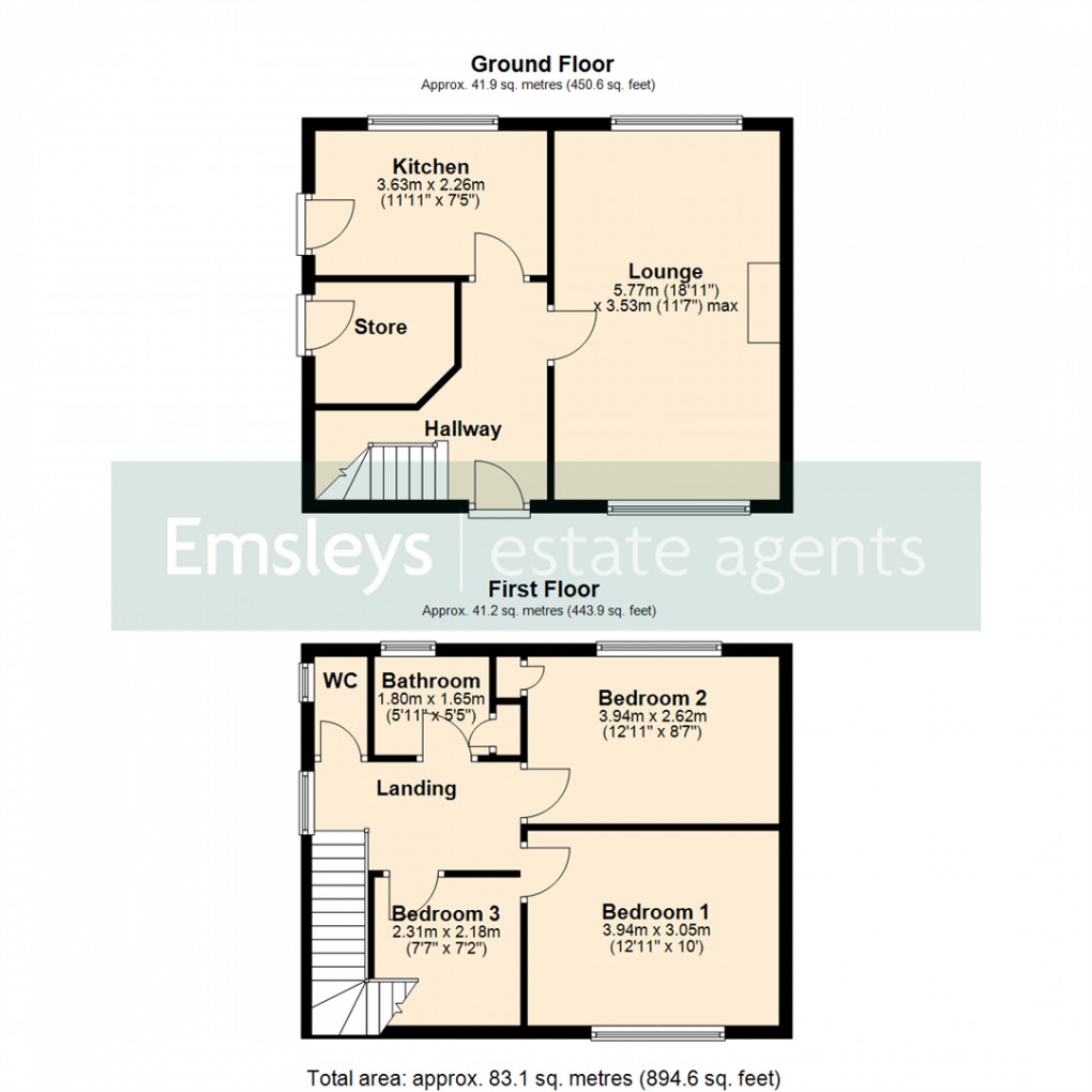 Floorplan for Brigshaw Drive, Allerton ByWater