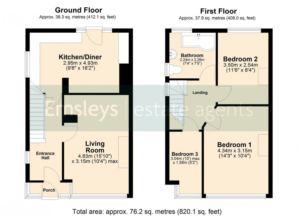 Floorplan for Selby Road, Halton, LEEDS