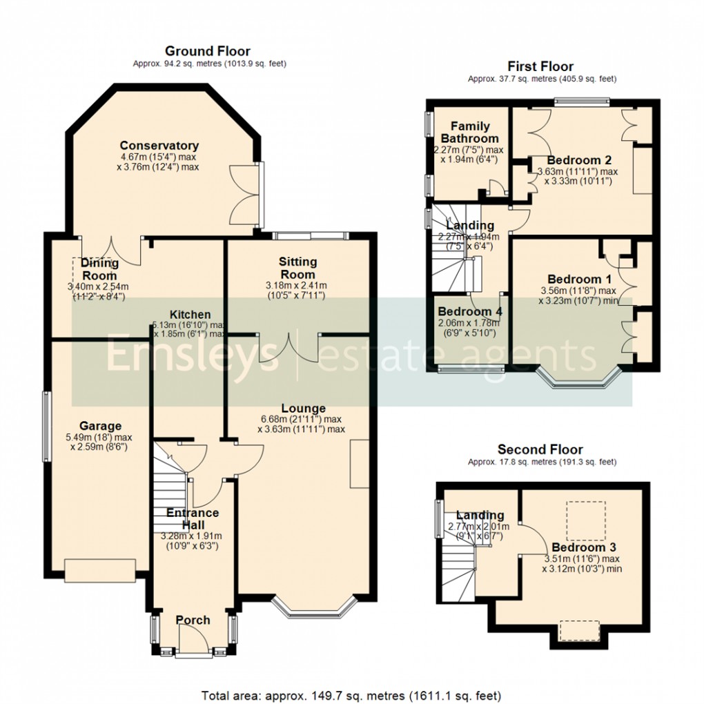 Floorplan for Wakefield Road, Garforth Leeds