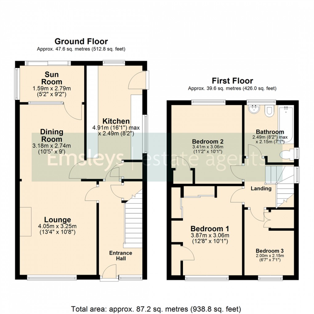 Floorplan for Elmet Drive, Barwick In Elmet, Leeds
