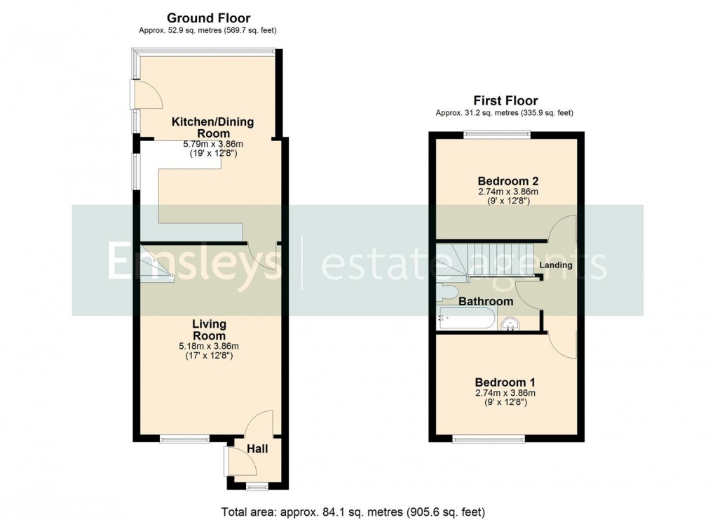 Floorplan for Acorn Drive, Skeltonwoods