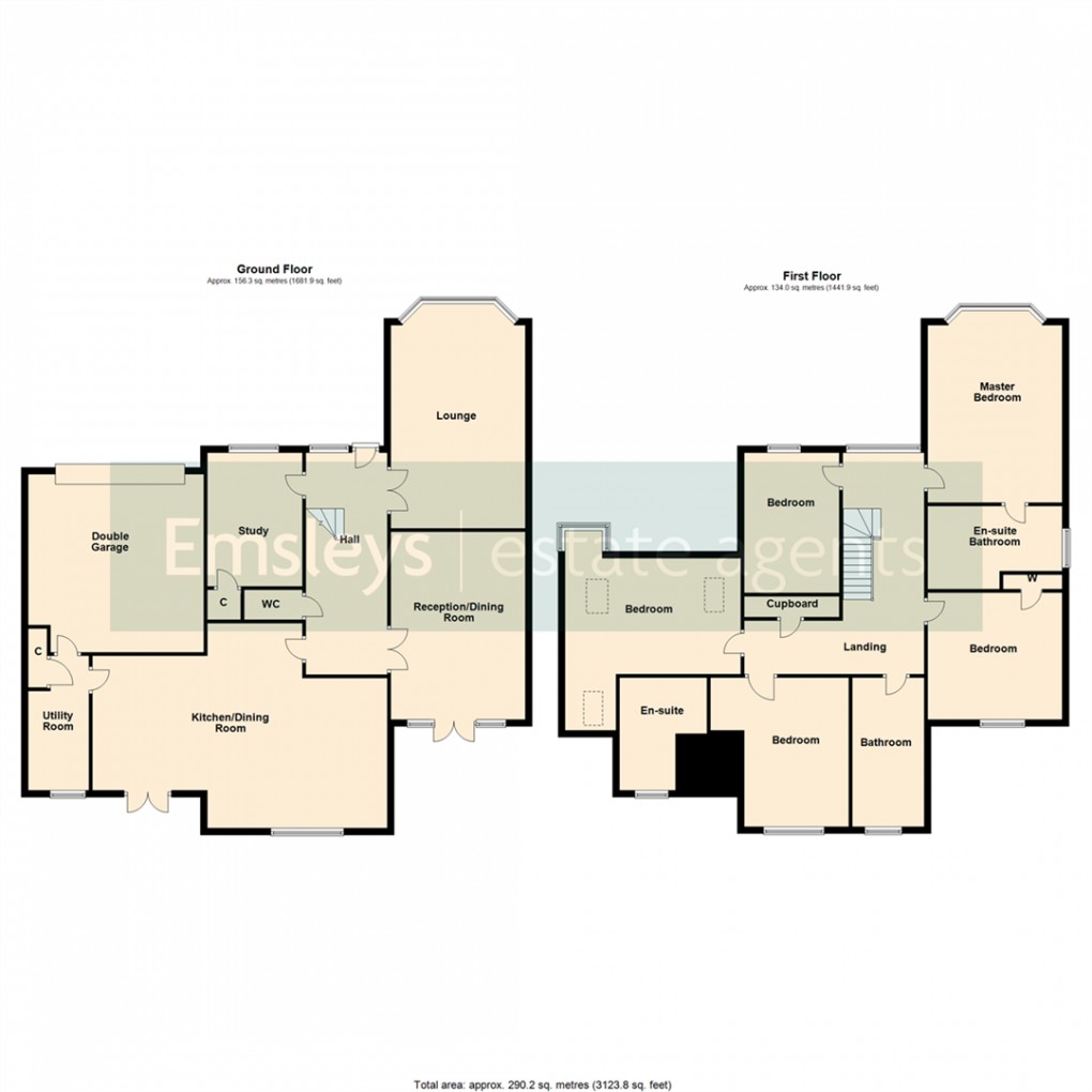 Floorplan for Poole Lane, Burton Salmon, Leeds