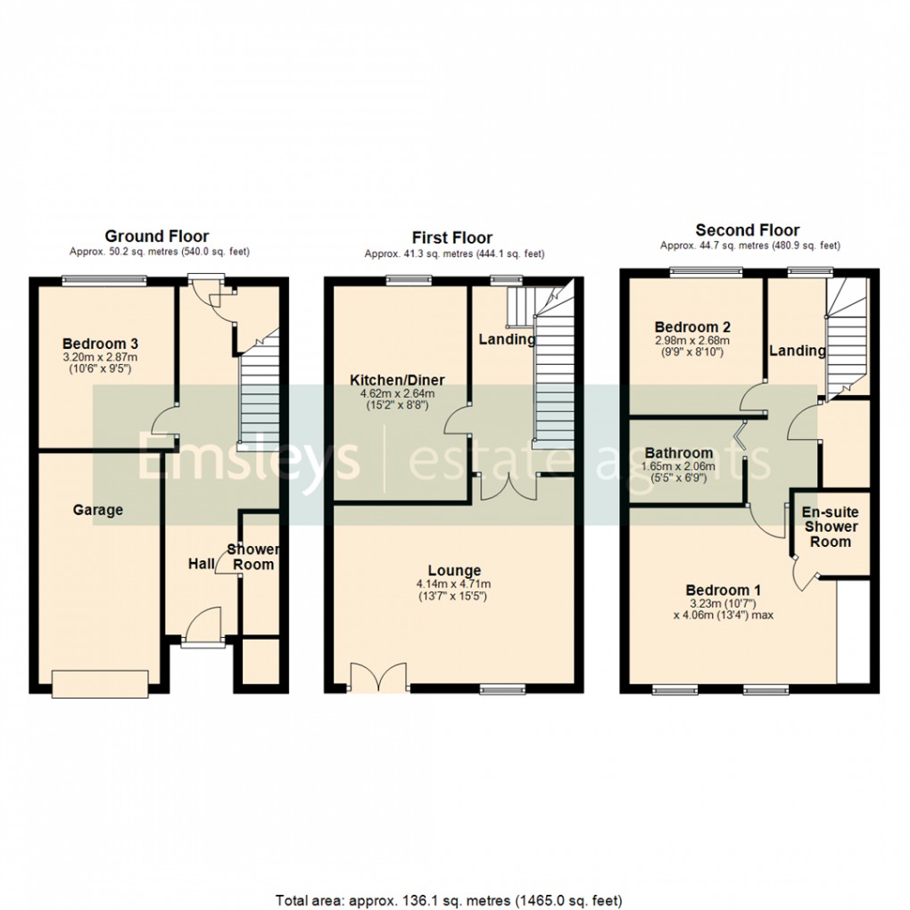 Floorplan for Murray Way, Middleton, Leeds