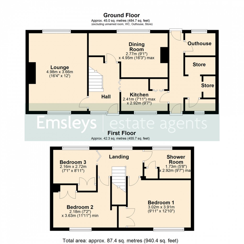 Floorplan for Springfield Road, Sherburn in Elmet