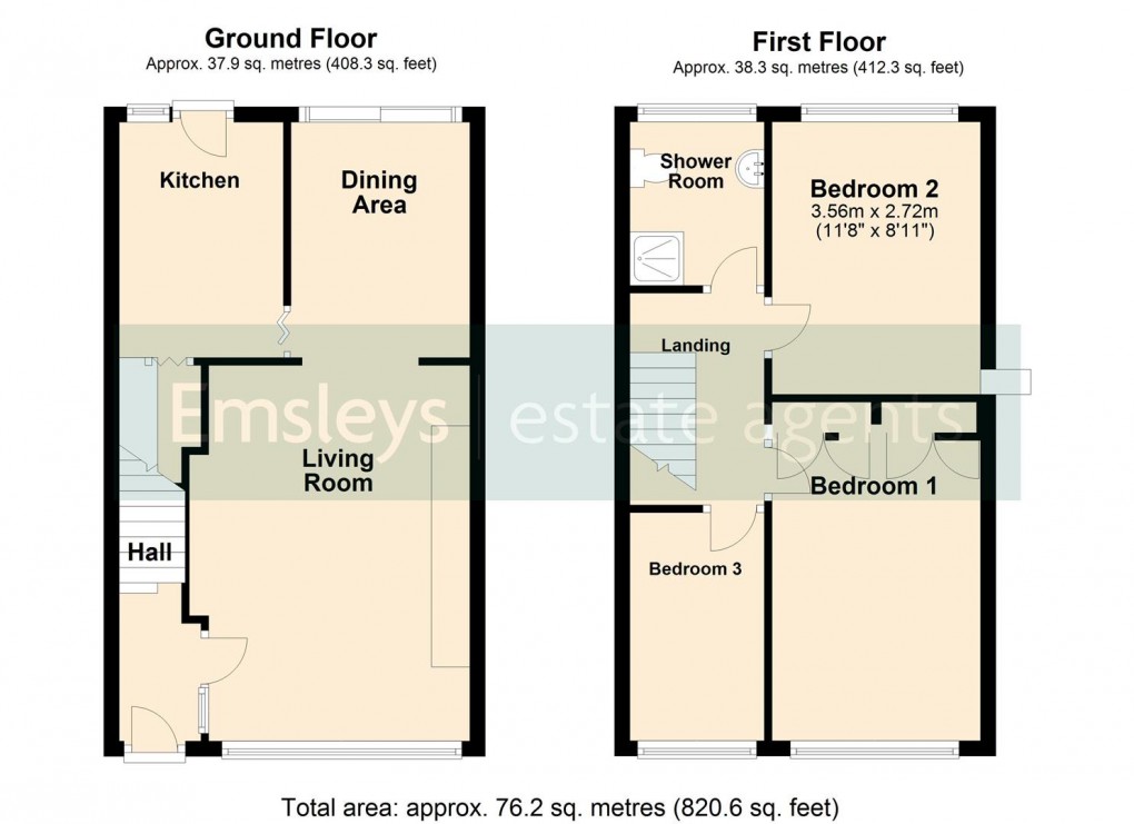 Floorplan for Sandbed Court, Leeds