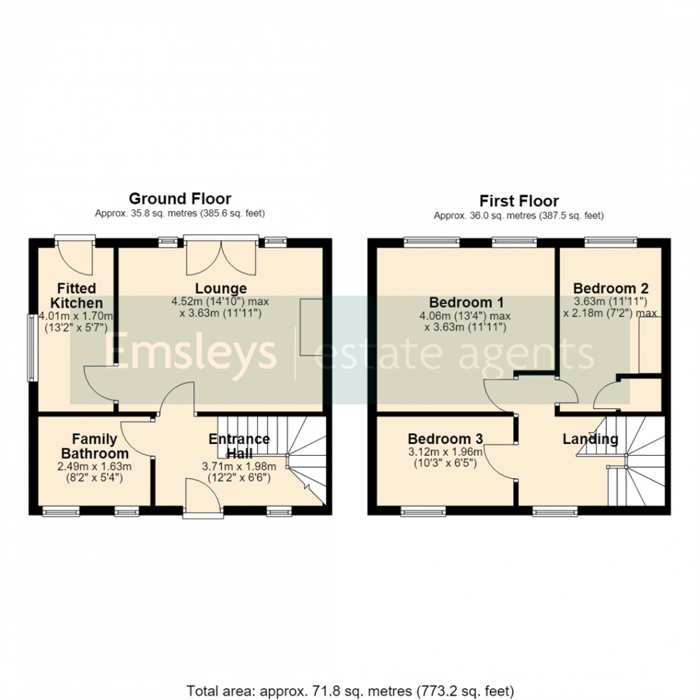 Floorplan for The Drive, Swillington