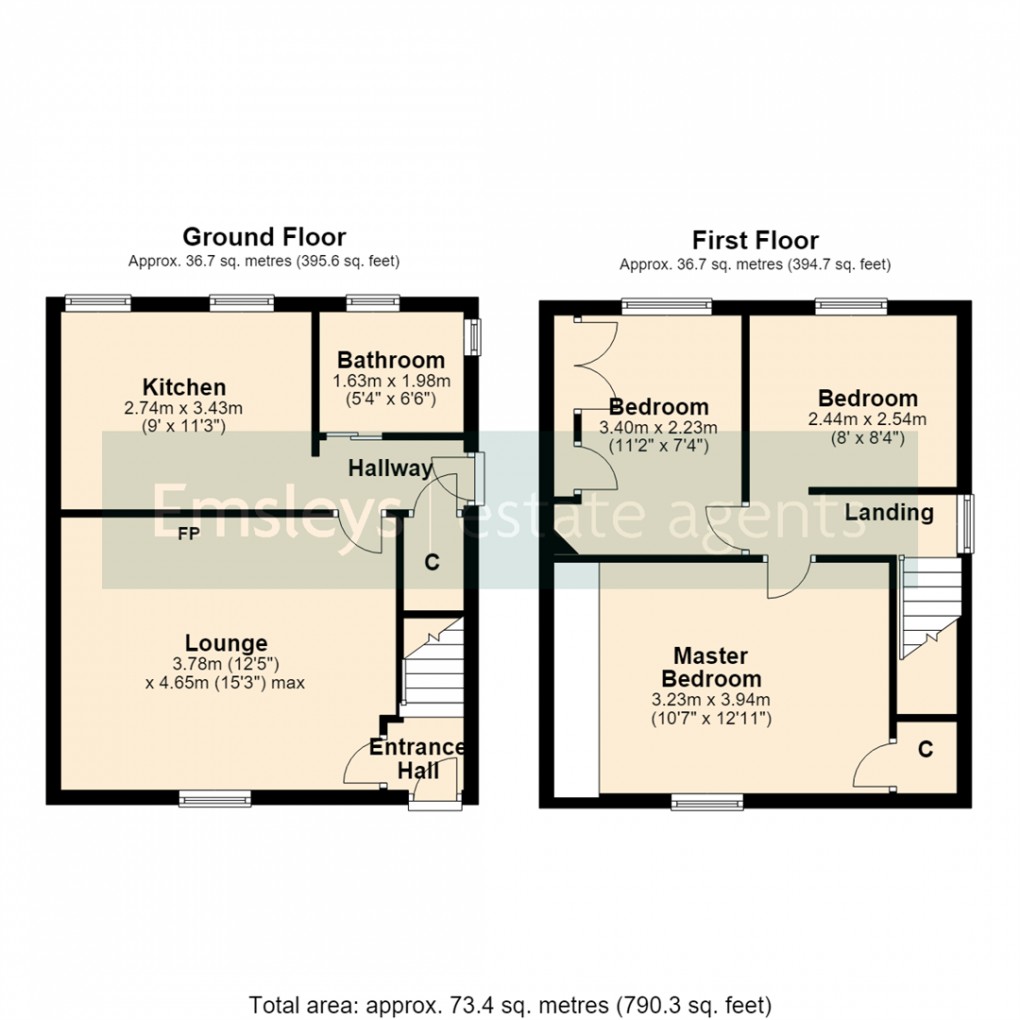 Floorplan for Highfield Villas, Sherburn In Elmet, Leeds