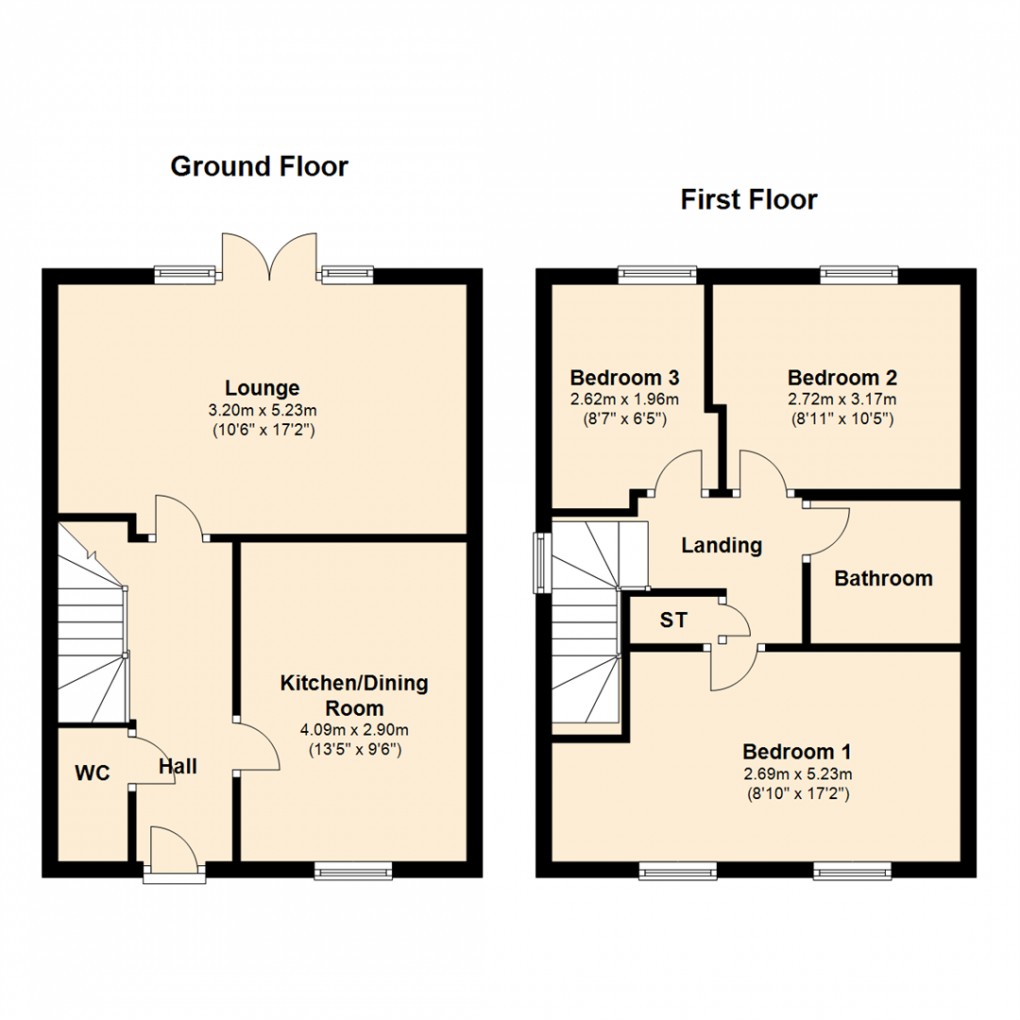 Floorplan for Hadrian Court, Sherburn, Leeds
