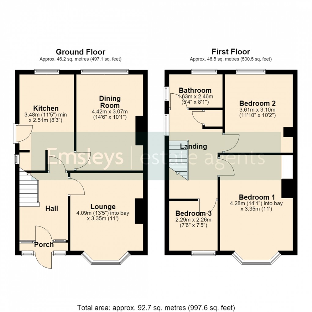 Floorplan for Park Lane, Rothwell, Leeds