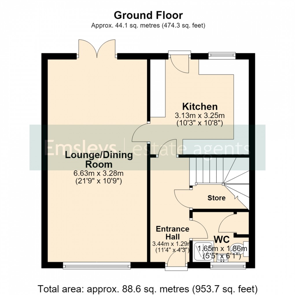 Floorplan for Stanks Lane North, Leeds