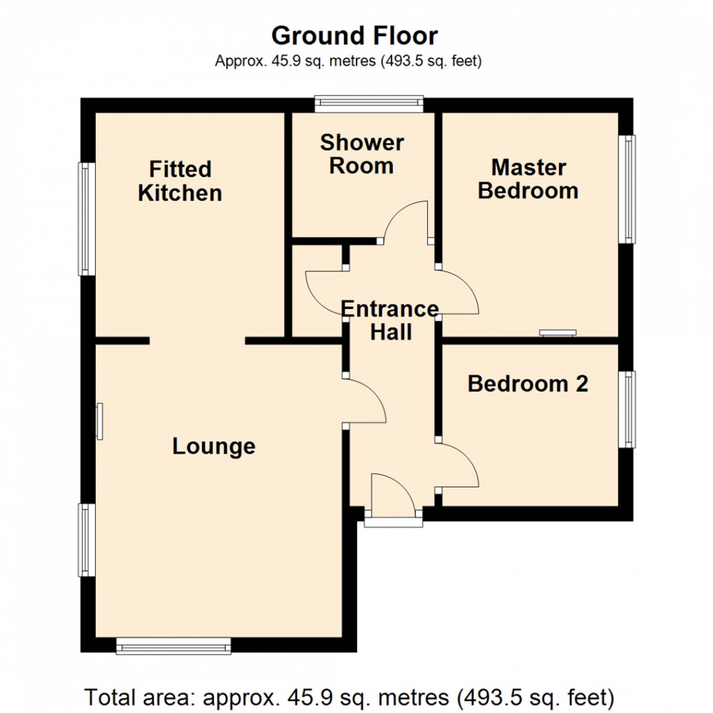 Floorplan for Chapel Lane, Kippax, Leeds