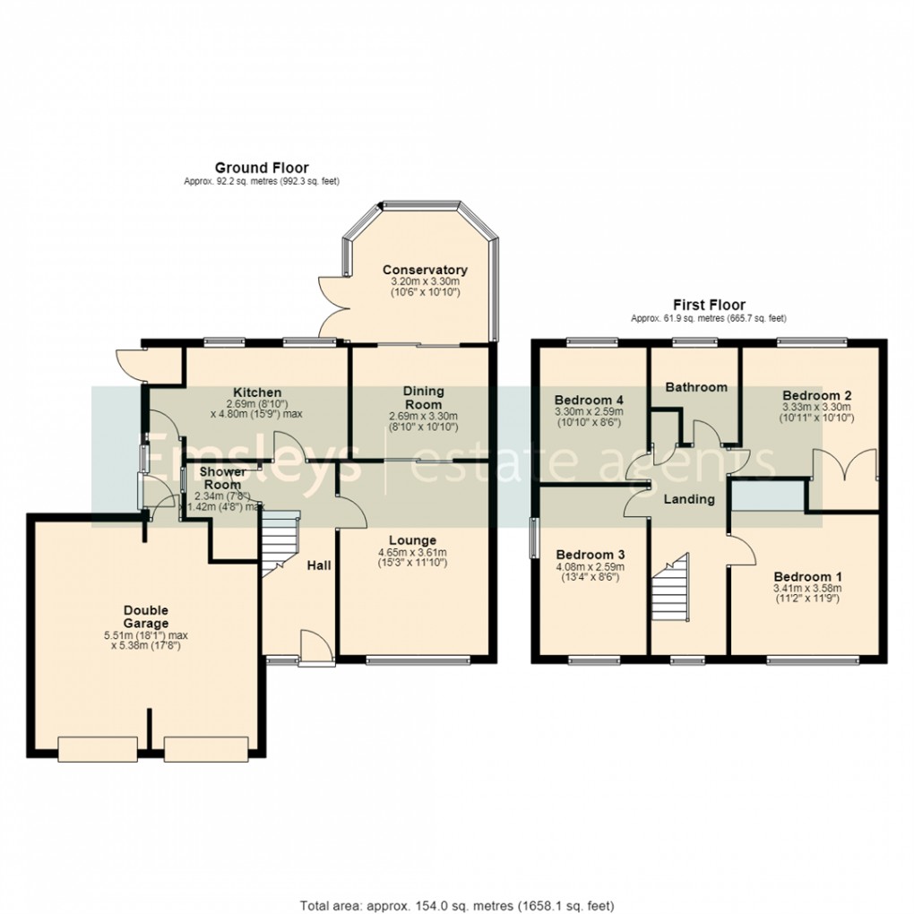Floorplan for Ledgate Lane, Burton Salmon, Leeds