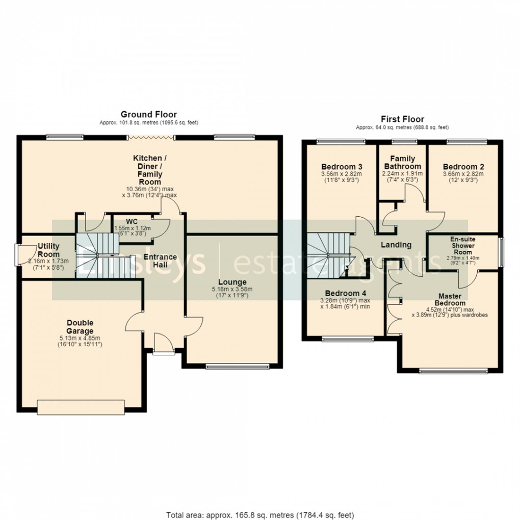 Floorplan for Helmsley Row, Garforth, Leeds
