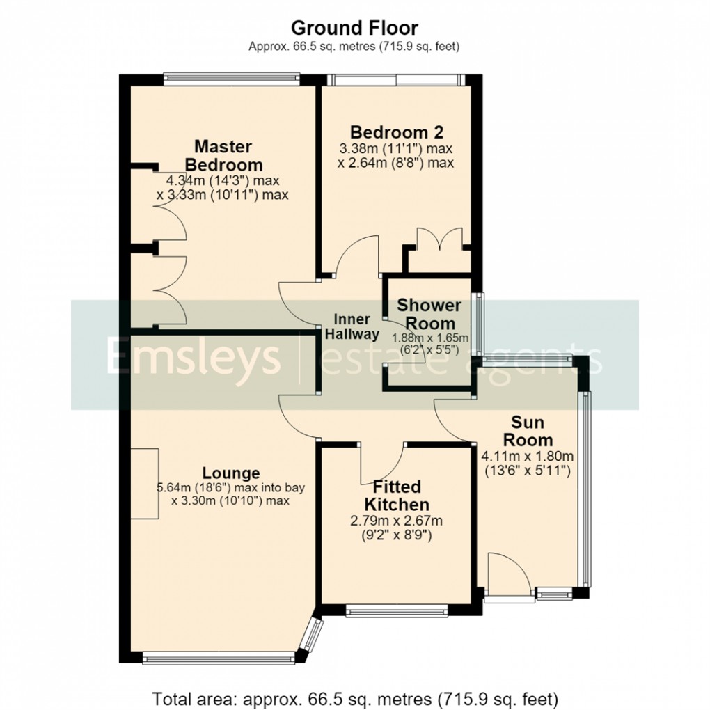 Floorplan for Field End Crescent, Halton Leeds