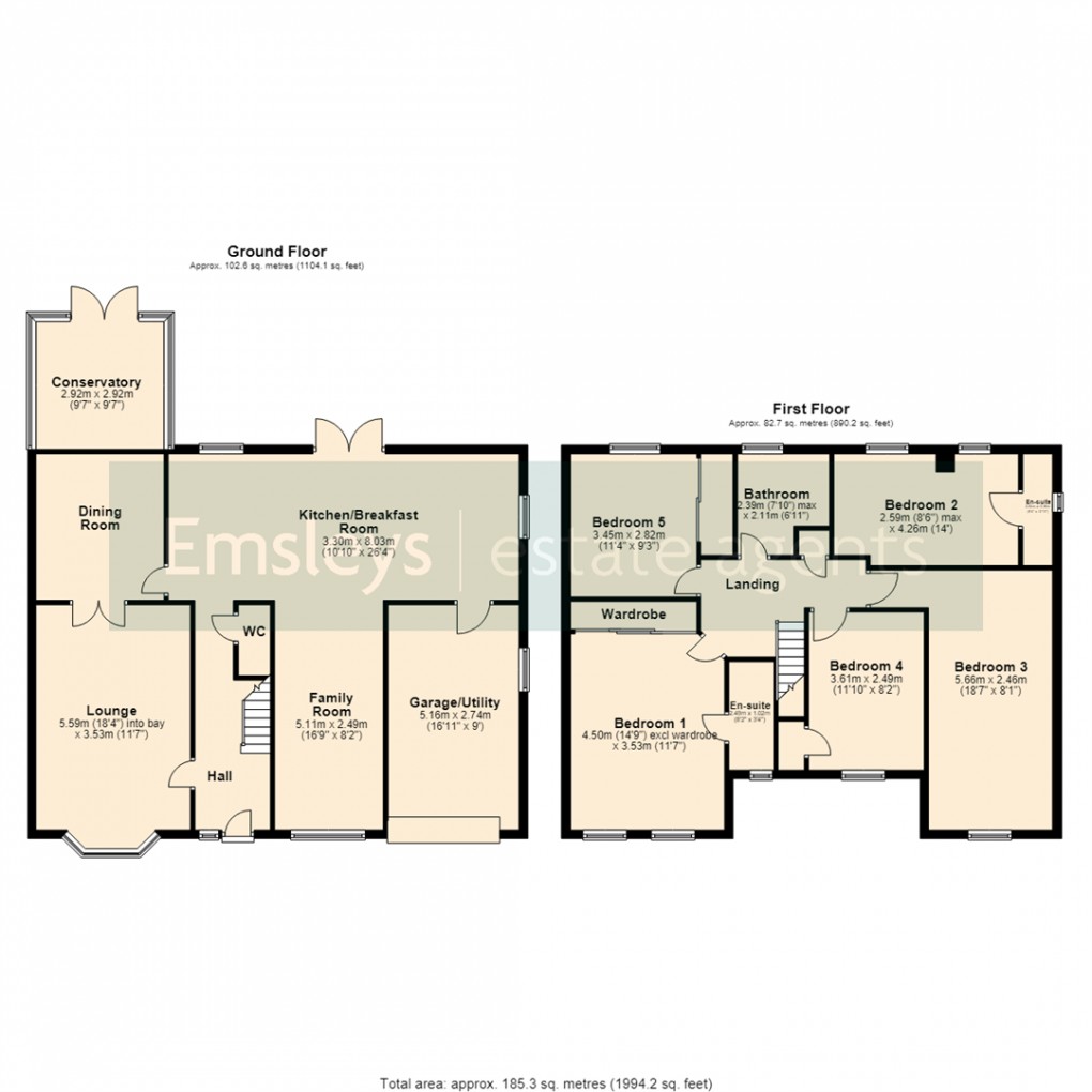 Floorplan for Bedfords Fold, Hillam, Leeds