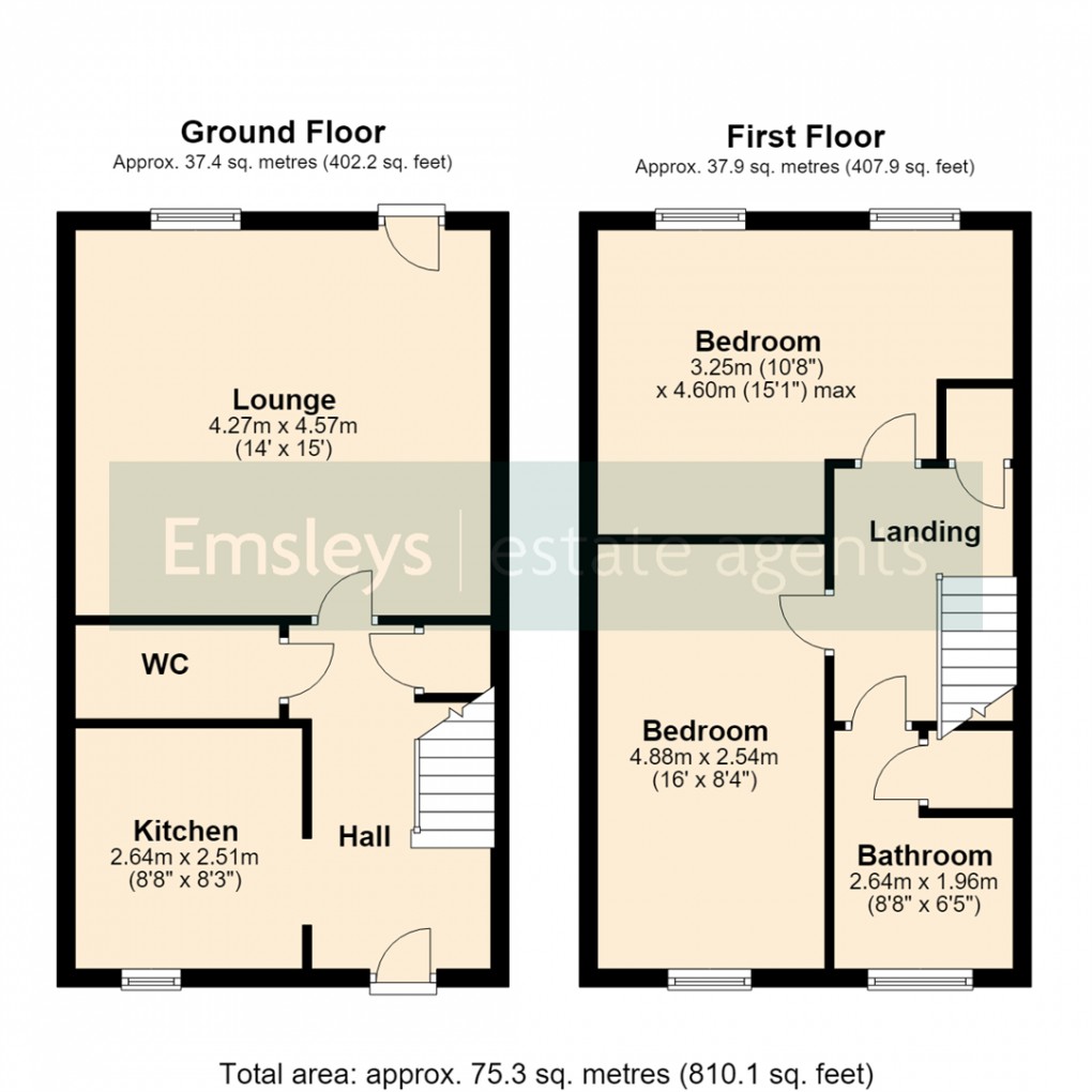 Floorplan for Boston Court, Sherburn In Elmet, Leeds