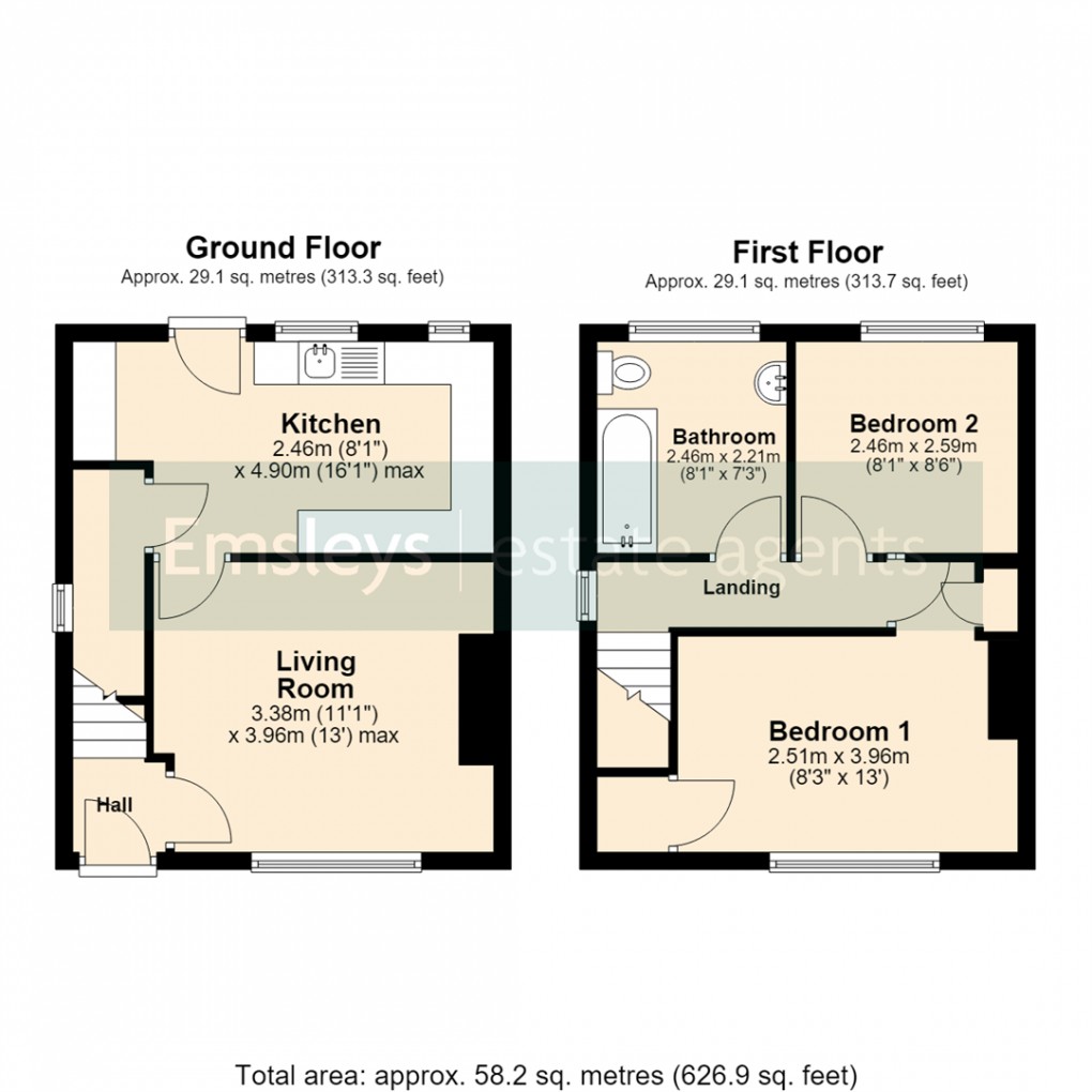 Floorplan for Joffre Avenue, Castleford