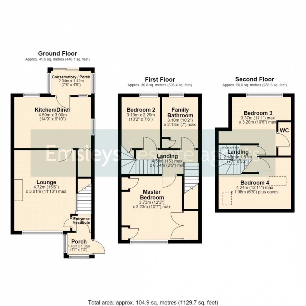 Floorplan for Barwick Road, Garforth, Leeds