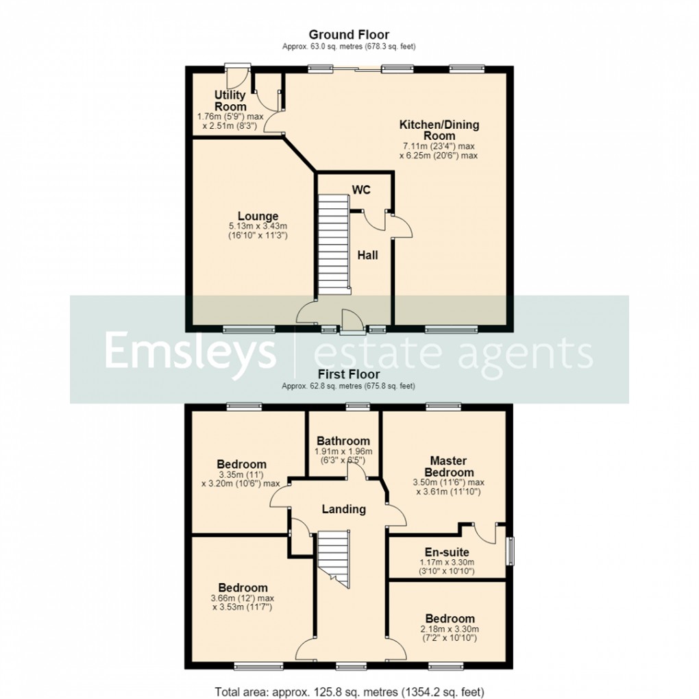 Floorplan for Saxon Mews, Sherburn In Elmet, Leeds